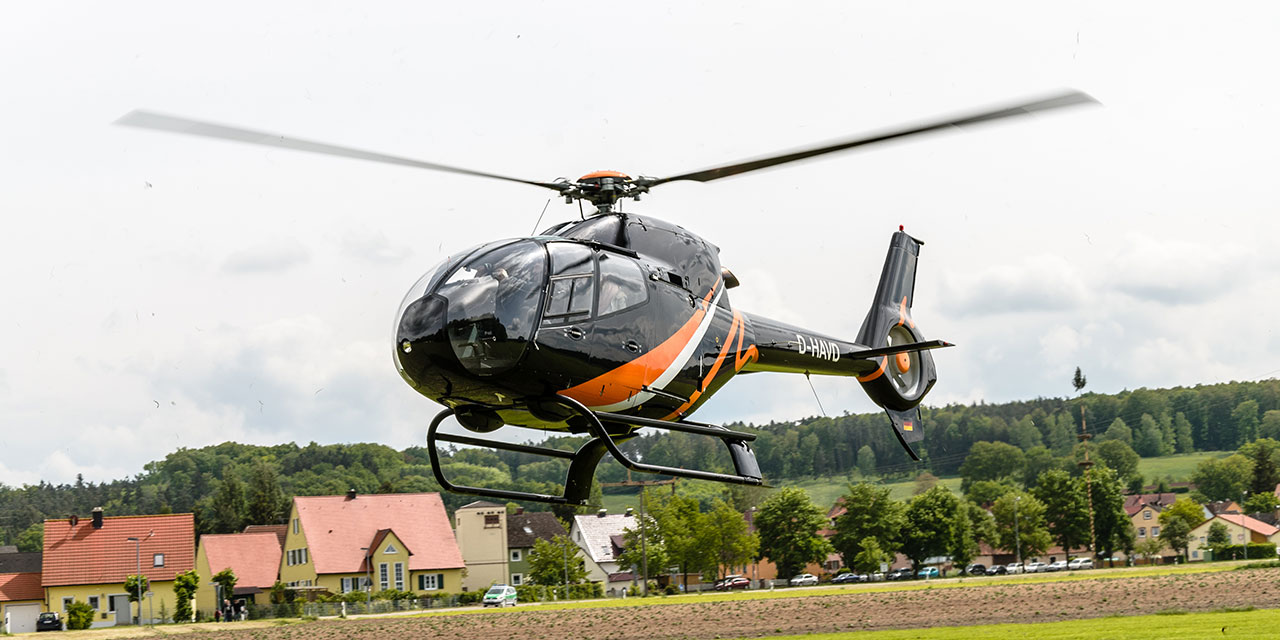 Brommbachsee Hubschrauber 2
